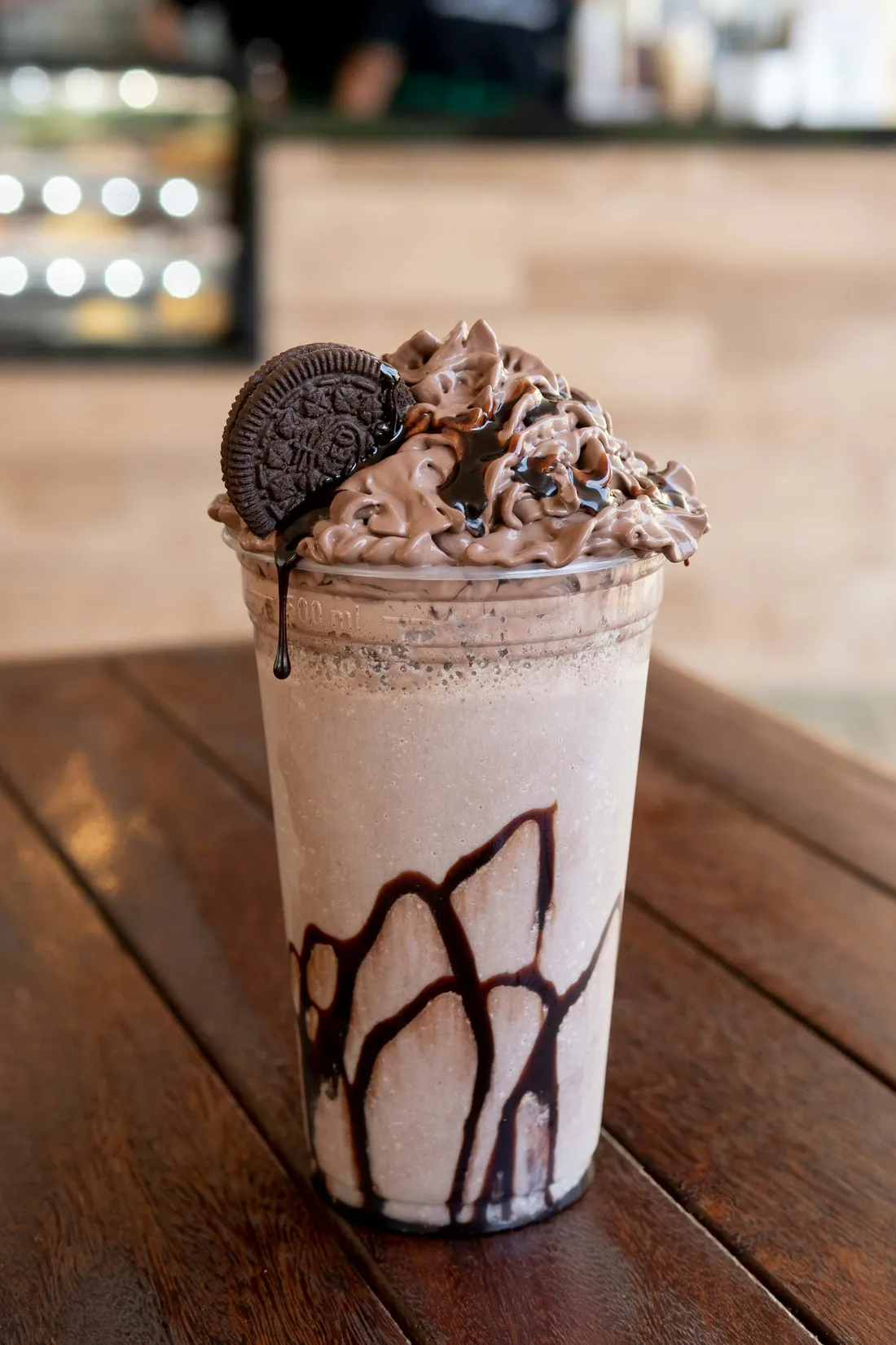 Batido de galleta con nata